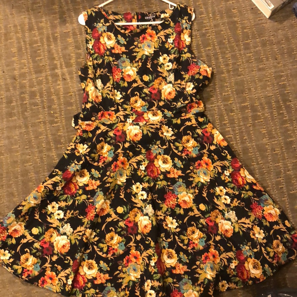 Floral flare dress